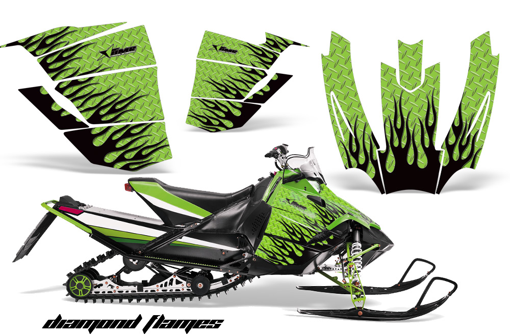 Arctic Cat Sno Pro Graphics Kit DFlames G